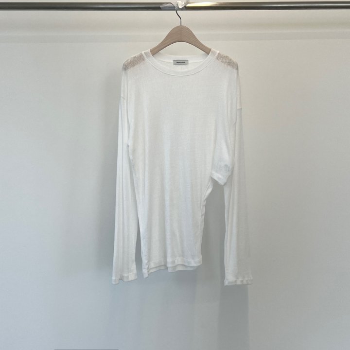 Another Avenue - Korean Women Fashion - #womensfashion - Line Cutting Tee - 3