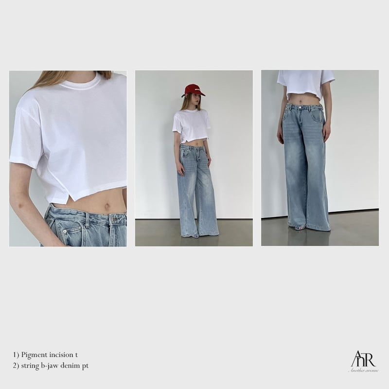 Another Avenue - Korean Women Fashion - #womensfashion - Pigment Slit Tee - 11