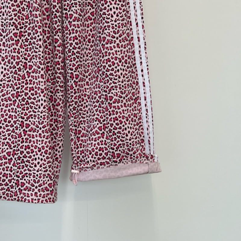 Another Avenue - Korean Women Fashion - #womensfashion - Leopard Tape Pants - 3
