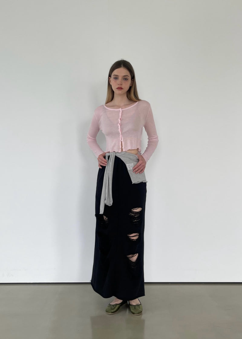 Another Avenue - Korean Women Fashion - #womensfashion - Vintage Washed Skirt - 11