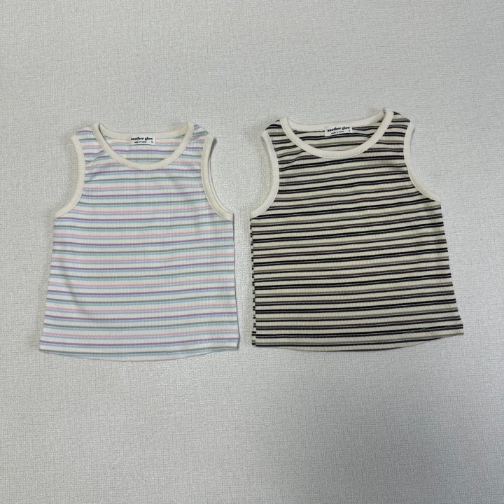 Anotherglow - Korean Children Fashion - #Kfashion4kids - Stripe Sleeveless - 5