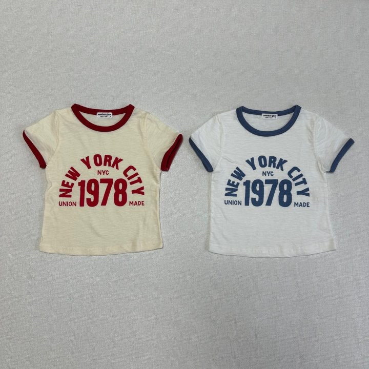 Anotherglow - Korean Children Fashion - #childofig - 1978 Color Block Tee