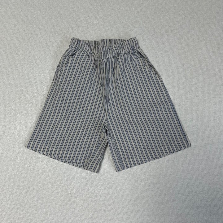 Anotherglow - Korean Children Fashion - #Kfashion4kids - Stripe Bermuda Pants - 4
