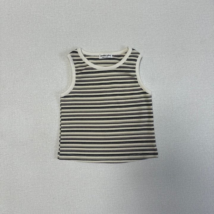 Anotherglow - Korean Children Fashion - #minifashionista - Stripe Sleeveless - 8