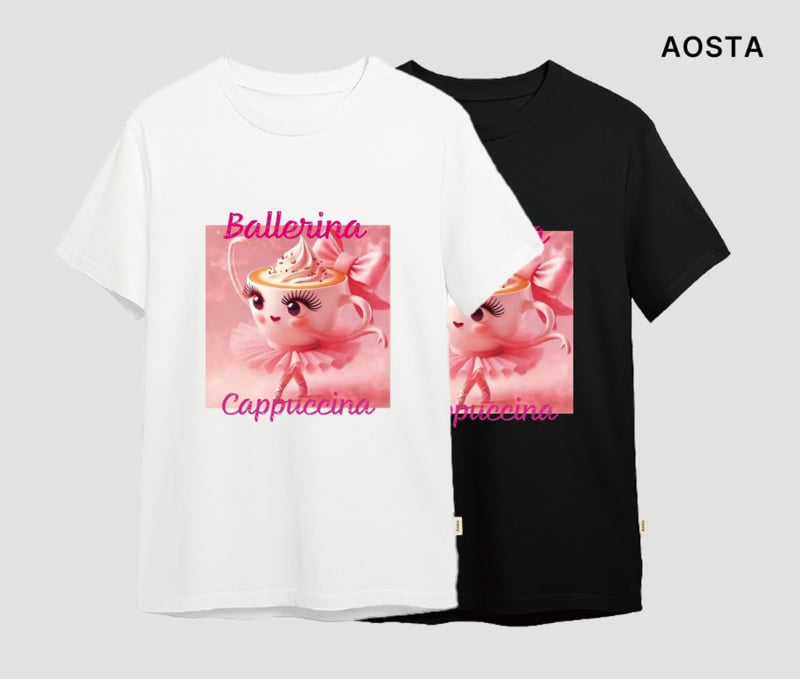 Aosta - Korean Children Fashion - #fashionkids - Italian Meme Tee - 6
