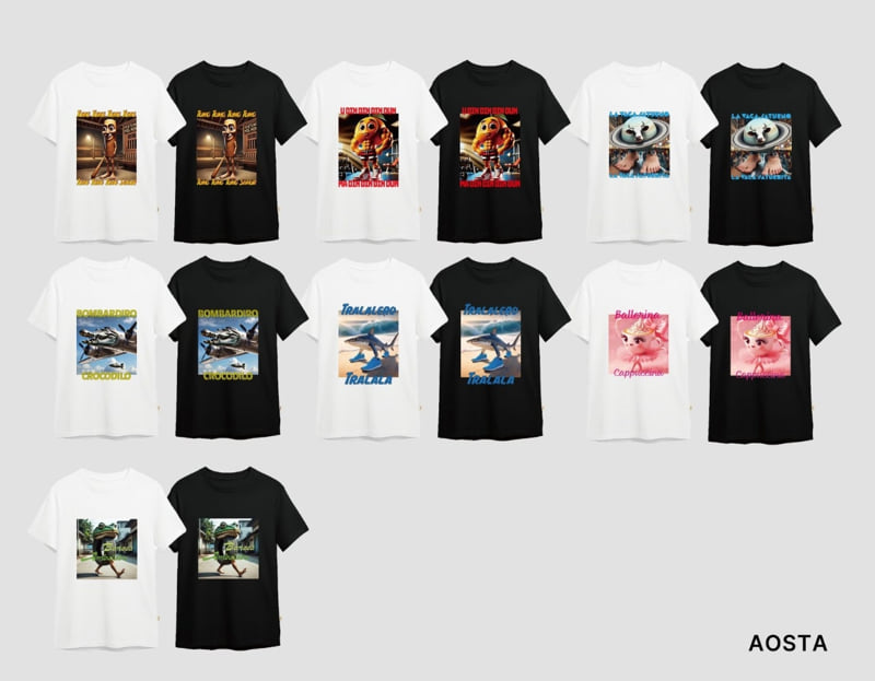 Aosta - Korean Women Fashion - #momslook - Italian Meme Tee (Adult)
