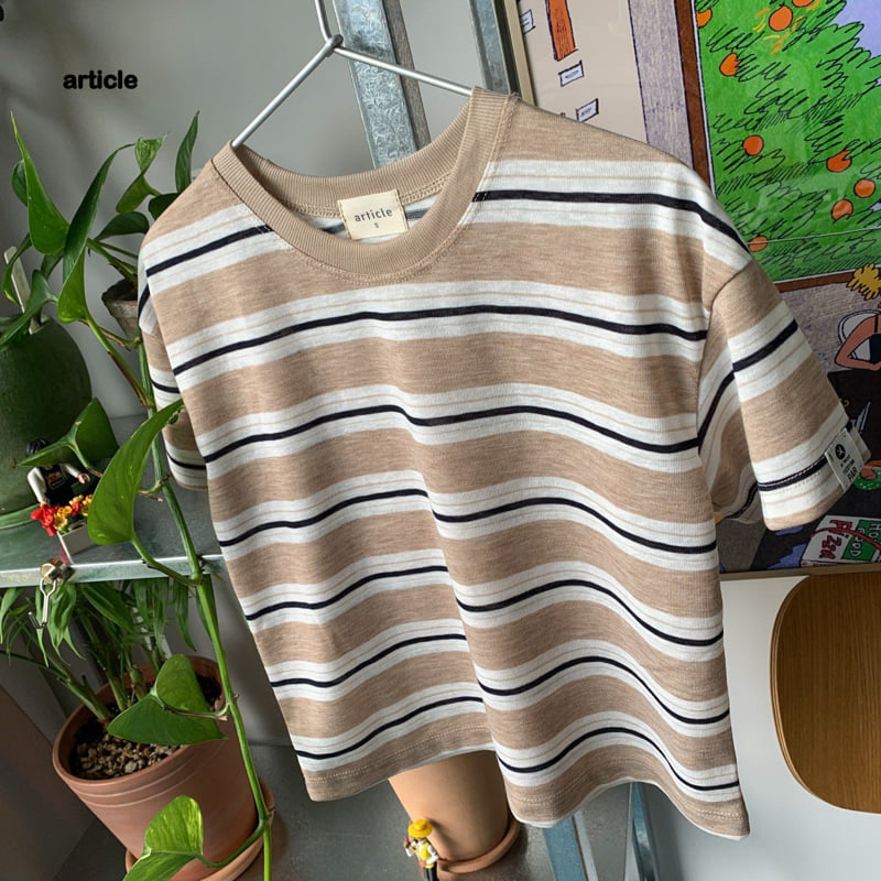 Article - Korean Children Fashion - #Kfashion4kids - Toy Stripe Tee - 3