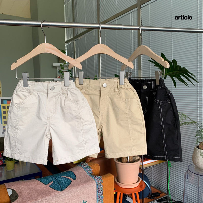 Article - Korean Children Fashion - #Kfashion4kids - Cut Stitch Shorts
