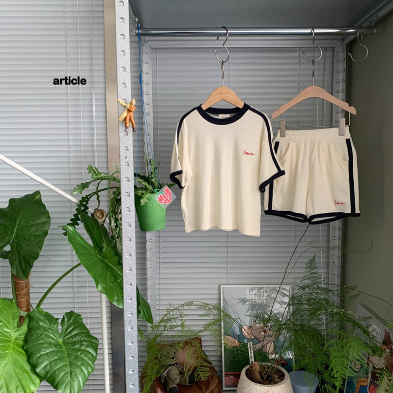 Article - Korean Children Fashion - #childofig - Love Set - 2