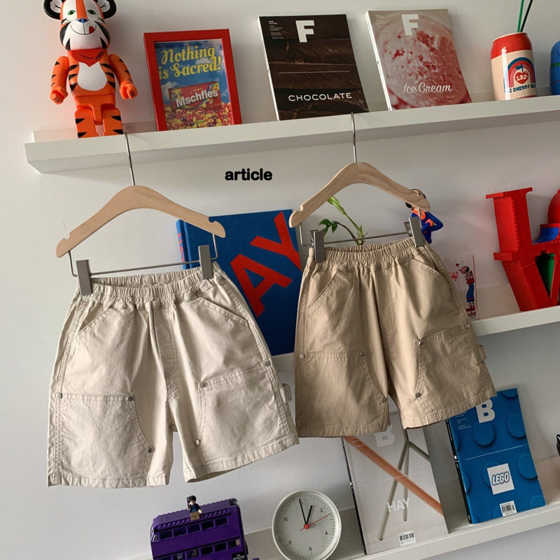 Article - Korean Children Fashion - #childrensboutique - Lake Carpenter Shorts - 9