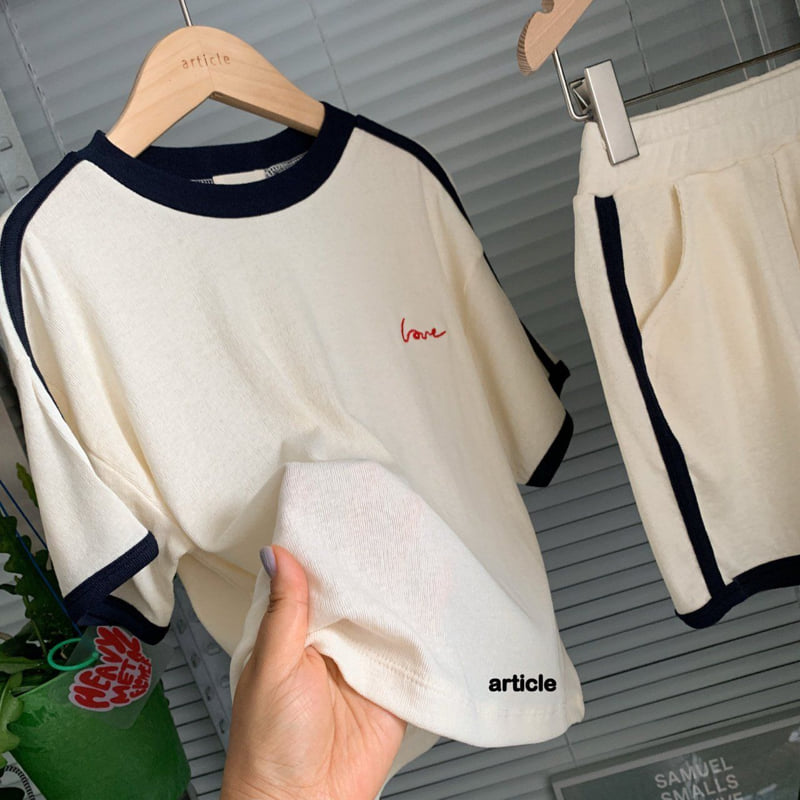 Article - Korean Children Fashion - #childrensboutique - Love Set - 3