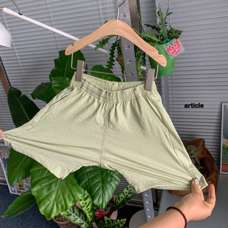 Article - Korean Children Fashion - #designkidswear - Seersucker Shorts - 5