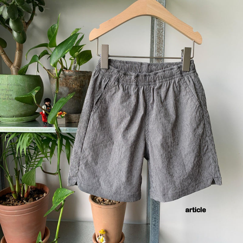 Article - Korean Children Fashion - #kidsstore - Seersucker Shorts - 9