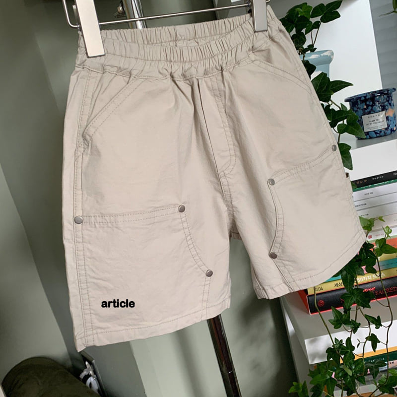 Article - Korean Children Fashion - #magicofchildhood - Lake Carpenter Shorts - 2
