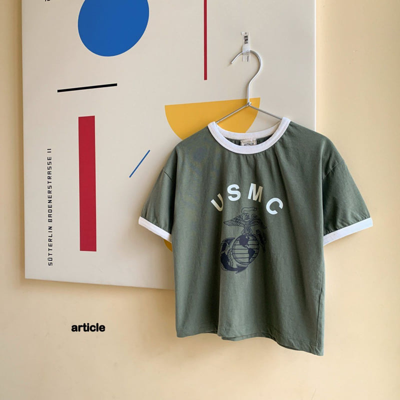 Article - Korean Children Fashion - #minifashionista - USMC Ringer Tee - 5