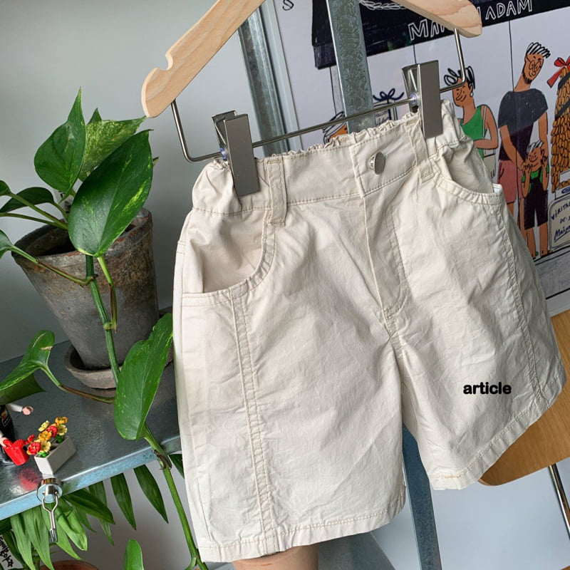 Article - Korean Children Fashion - #magicofchildhood - Cut Stitch Shorts - 4