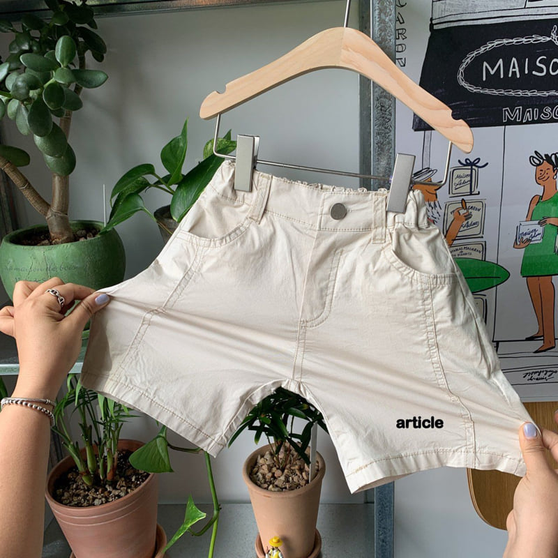 Article - Korean Children Fashion - #prettylittlegirls - Cut Stitch Shorts - 5