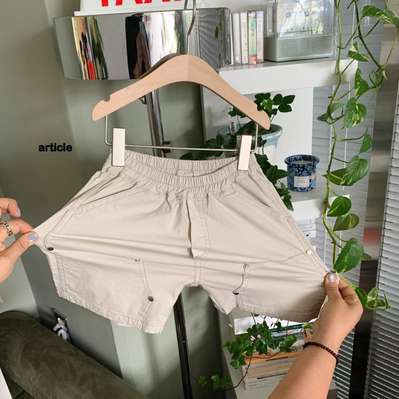 Article - Korean Children Fashion - #minifashionista - Lake Carpenter Shorts - 4