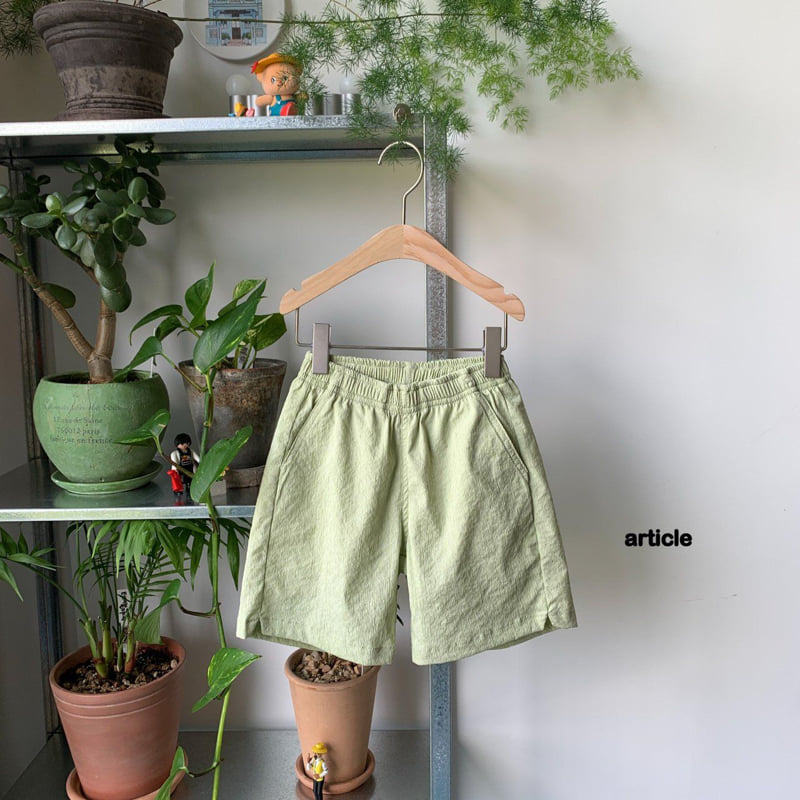 Article - Korean Children Fashion - #stylishchildhood - Seersucker Shorts - 2