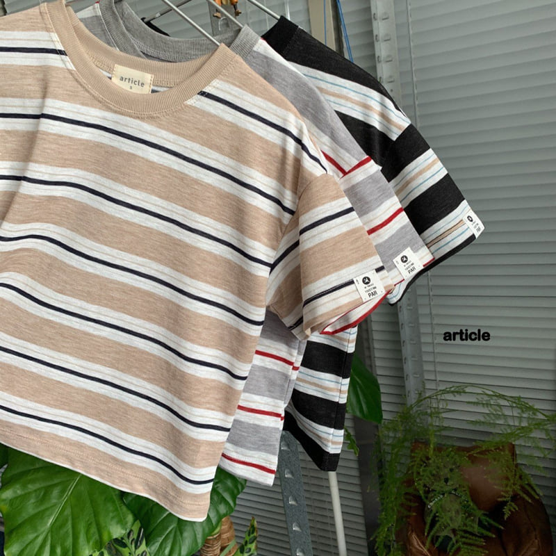 Article - Korean Children Fashion - #toddlerclothing - Toy Stripe Tee - 9