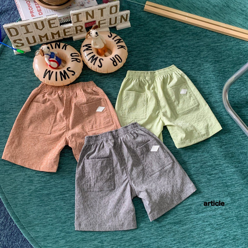 Article - Korean Children Fashion - #toddlerclothing - Seersucker Shorts