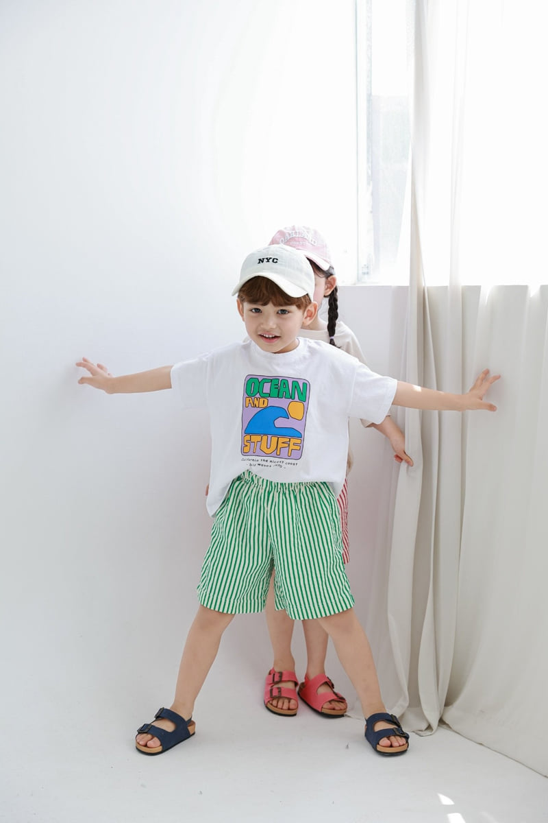 Atree - Korean Baby Fashion - #babyboutiqueclothing - Stripe Shorts   - 11