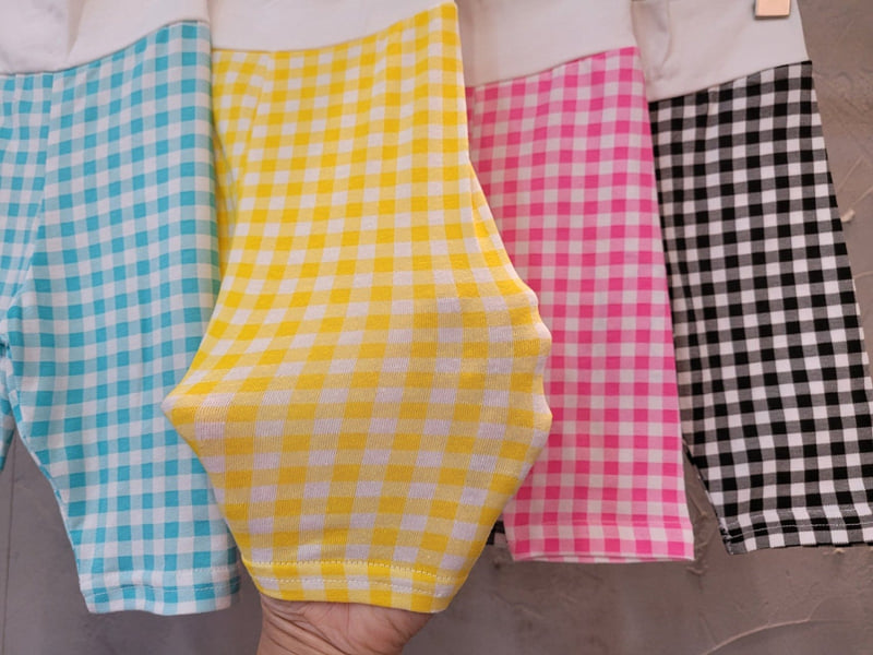 Atree - Korean Baby Fashion - #babyfever - Check Leggings (Tummy Warm)   - 4