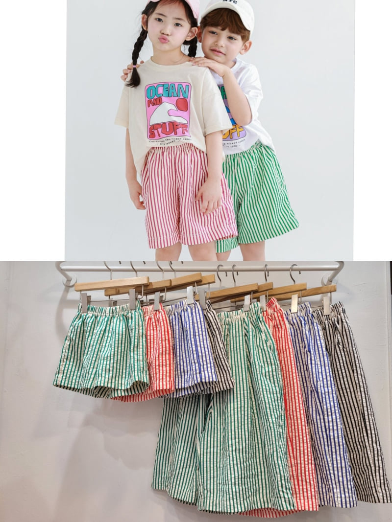 Atree - Korean Baby Fashion - #babylifestyle - Stripe Shorts  
