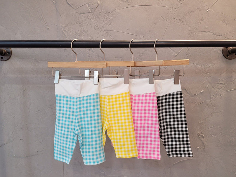 Atree - Korean Baby Fashion - #babyoninstagram - Check Leggings (Tummy Warm)   - 6