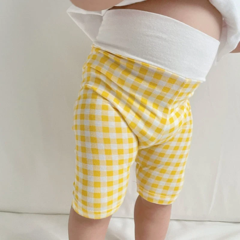 Atree - Korean Baby Fashion - #onlinebabyboutique - Check Leggings (Tummy Warm)   - 11