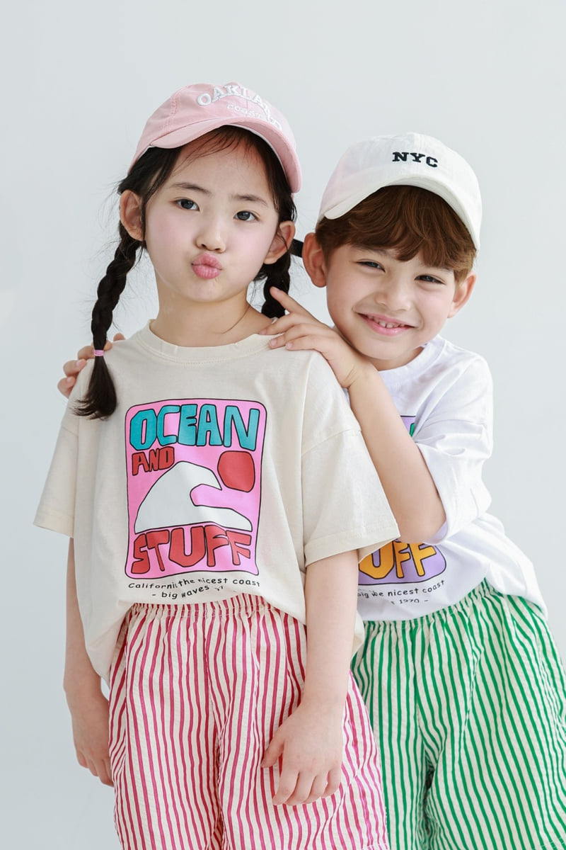 Atree - Korean Women Fashion - #momslook - Stripe Shorts (Mom) - 10