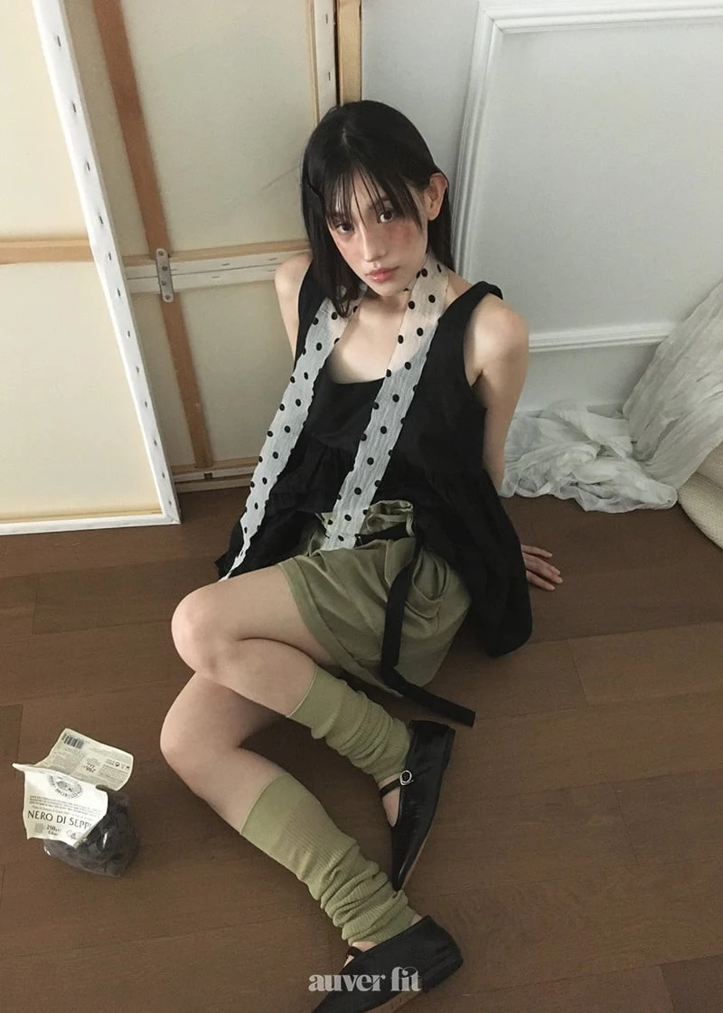 Auver_Fit - Korean Women Fashion - #momslook - Linen Roll-Up Shorts