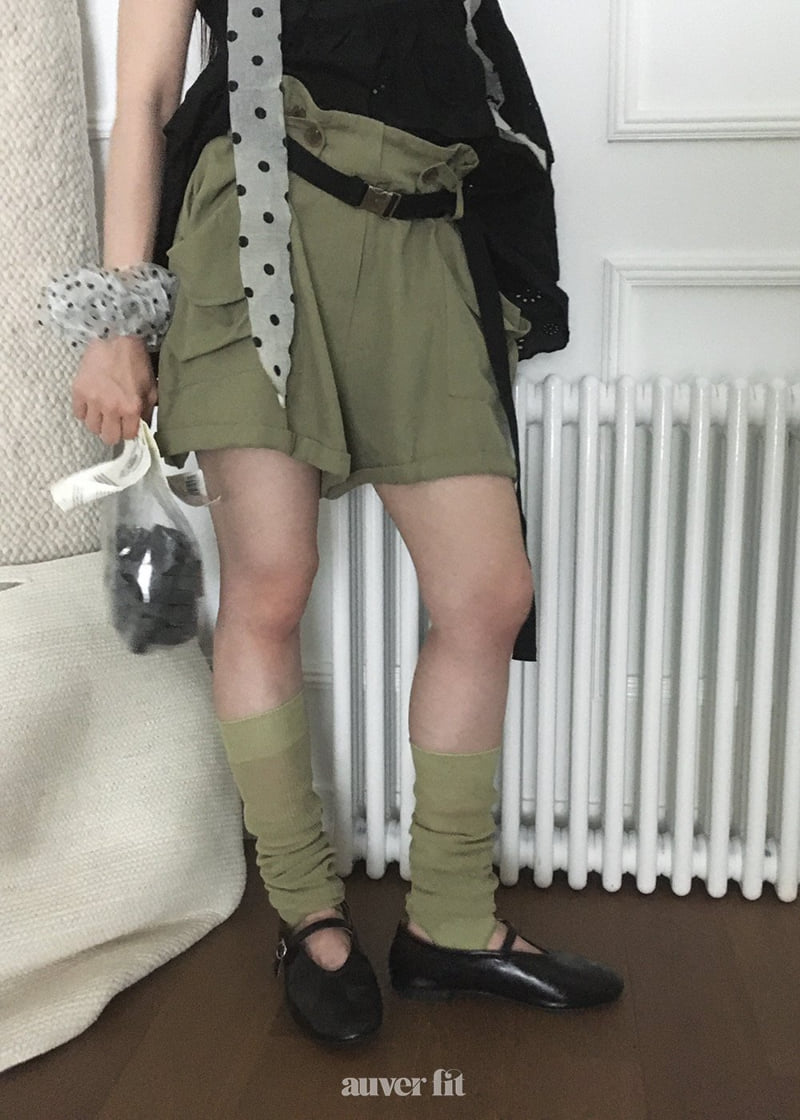 Auver_Fit - Korean Women Fashion - #momslook - Linen Roll-Up Shorts - 5