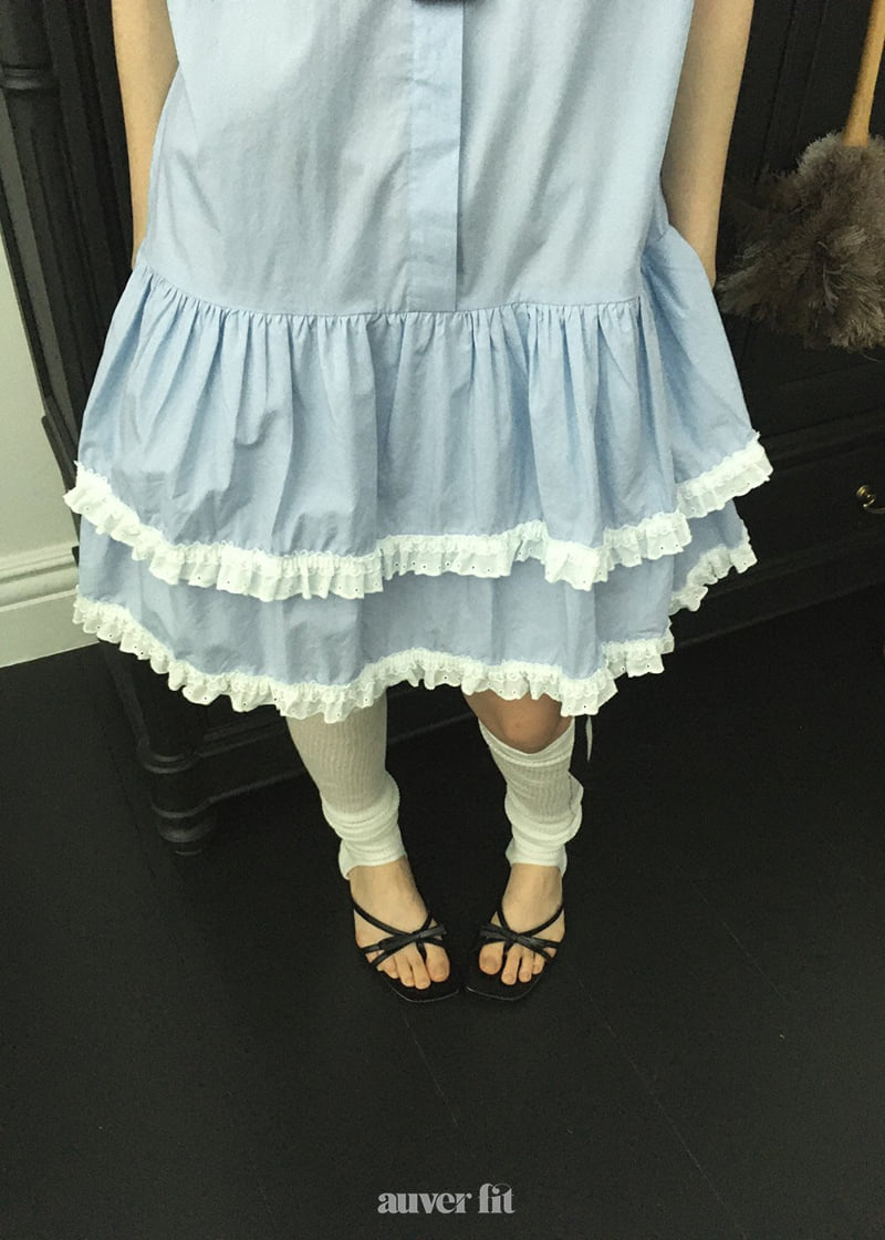 Auver_Fit - Korean Women Fashion - #momslook - Name Short Sleeve One-piece - 5
