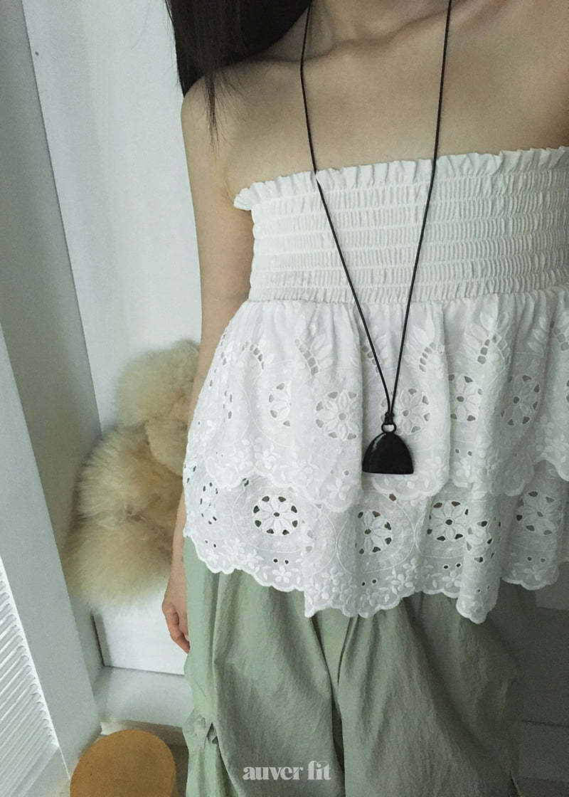 Auver_Fit - Korean Women Fashion - #womensfashion - Smocked Punching Top - 4