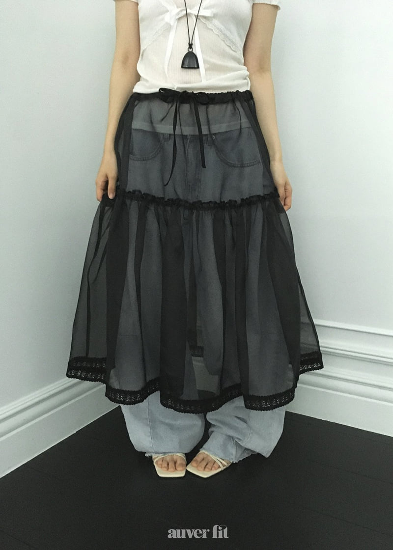Auver_Fit - Korean Women Fashion - #momslook - Layered Tulle Skirt - 5