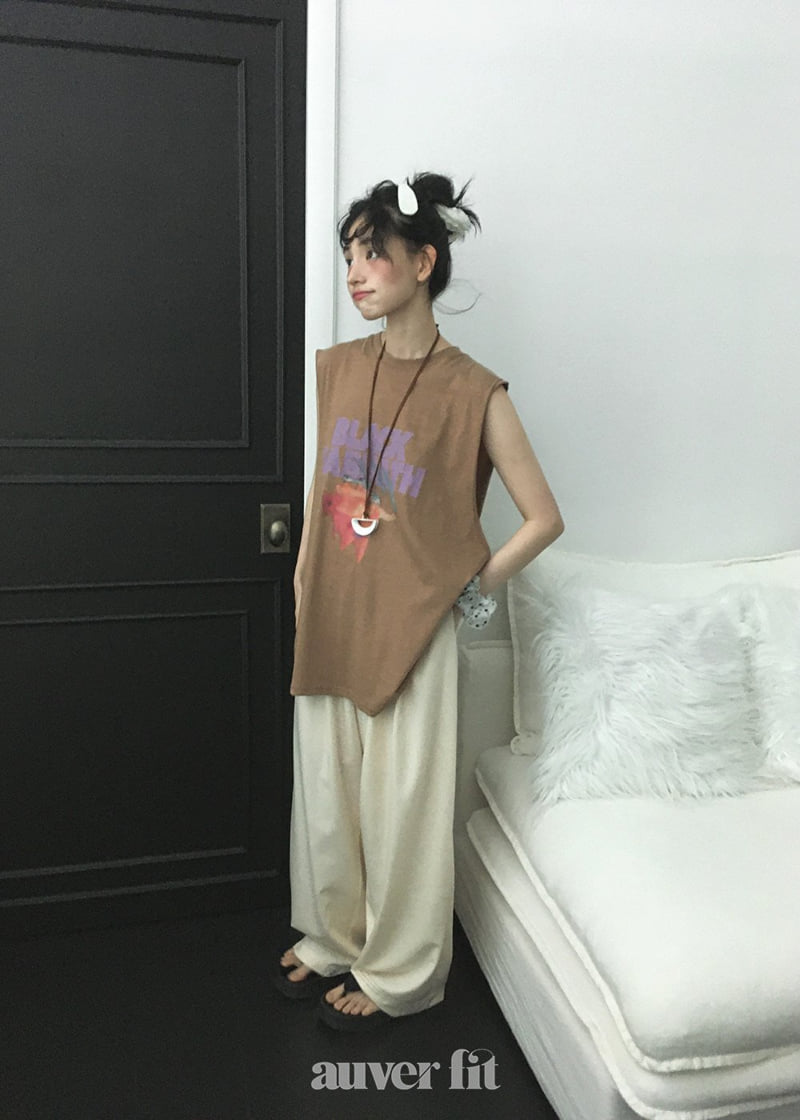 Auver_Fit - Korean Women Fashion - #momslook - Point Shirring Pants - 3
