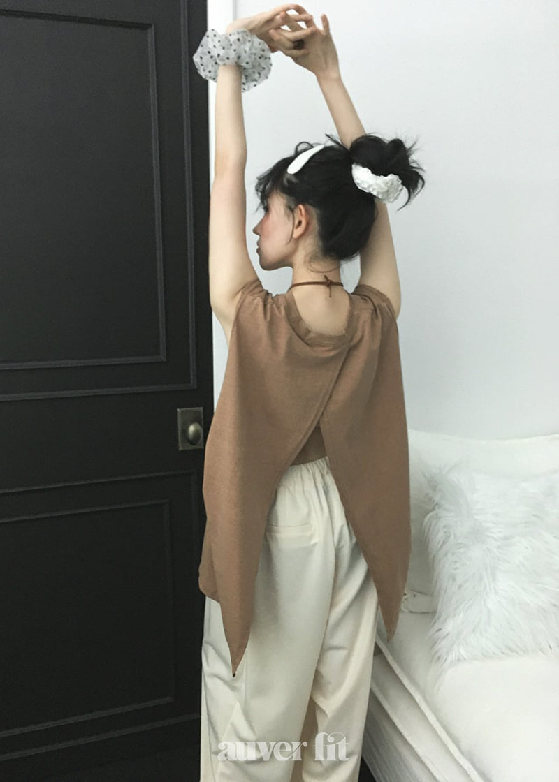 Auver_Fit - Korean Women Fashion - #momslook - Point Shirring Pants - 4