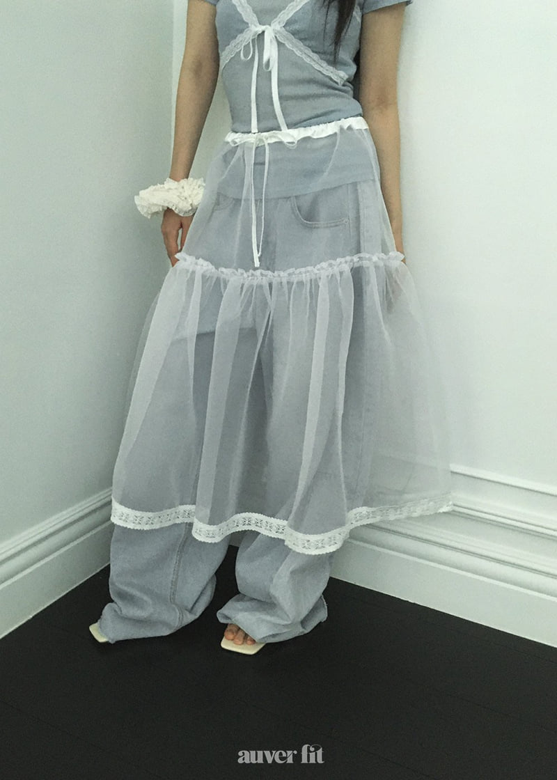 Auver_Fit - Korean Women Fashion - #pursuepretty - Layered Tulle Skirt - 9