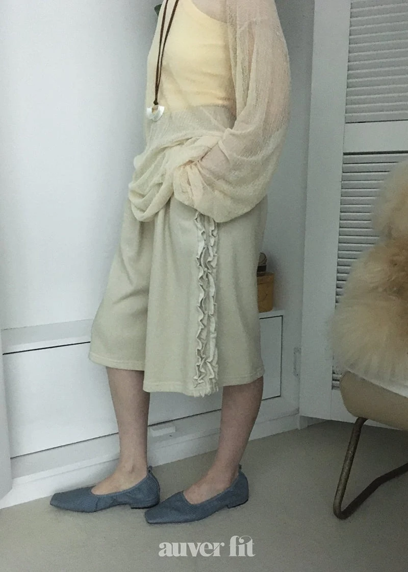 Auver_Fit - Korean Women Fashion - #restrostyle - Pigment Frill Shorts - 7