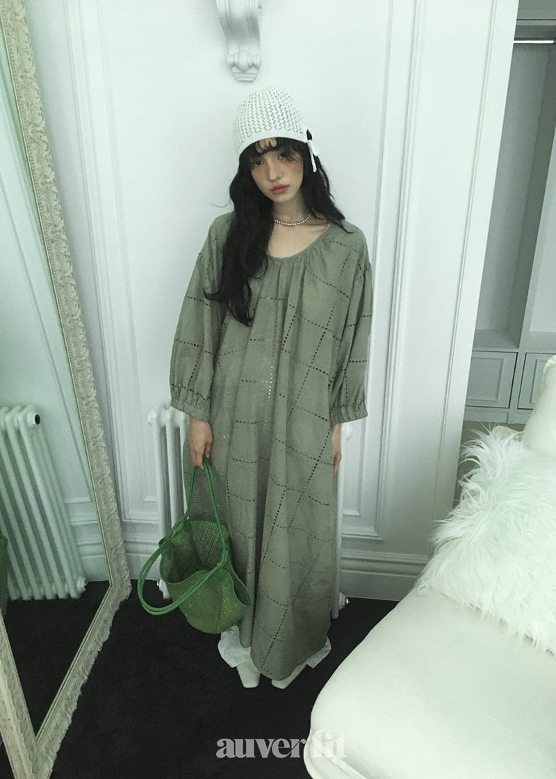 Auver_Fit - Korean Women Fashion - #shopsmall - Square Punching One-piece - 7