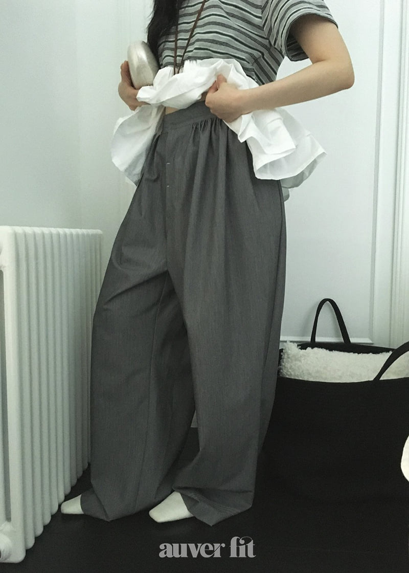 Auver_Fit - Korean Women Fashion - #thatsdarling - Point Shirring Pants - 12