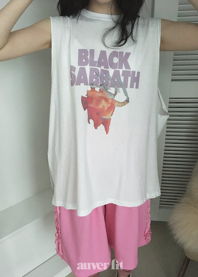 Auver_Fit - Korean Women Fashion - #thatsdarling - Pigment Black Sleeveless - 11
