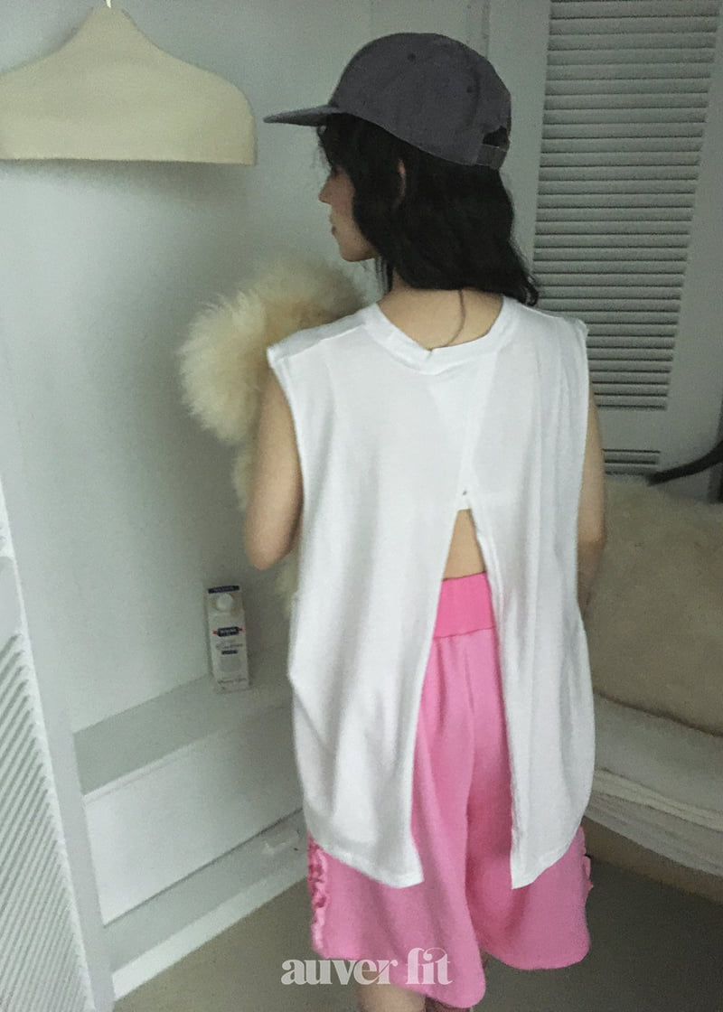 Auver_Fit - Korean Women Fashion - #thelittlethings - Pigment Black Sleeveless - 12