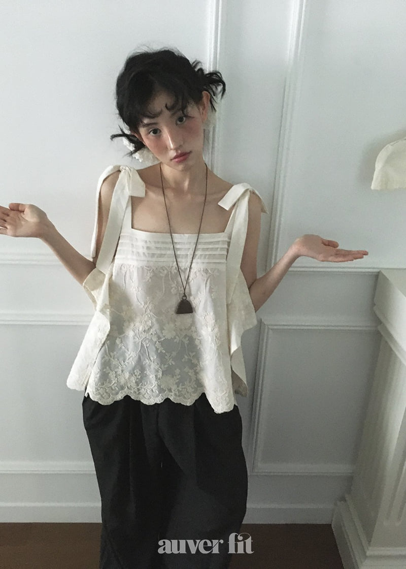 Auver_Fit - Korean Women Fashion - #thelittlethings - Embroidered Poncho Sleeveless - 10