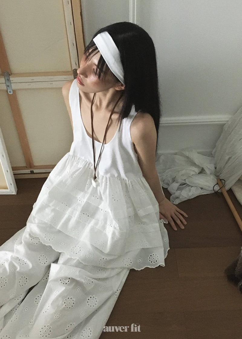 Auver_Fit - Korean Women Fashion - #womensfashion - Wide Punching Pants - 3