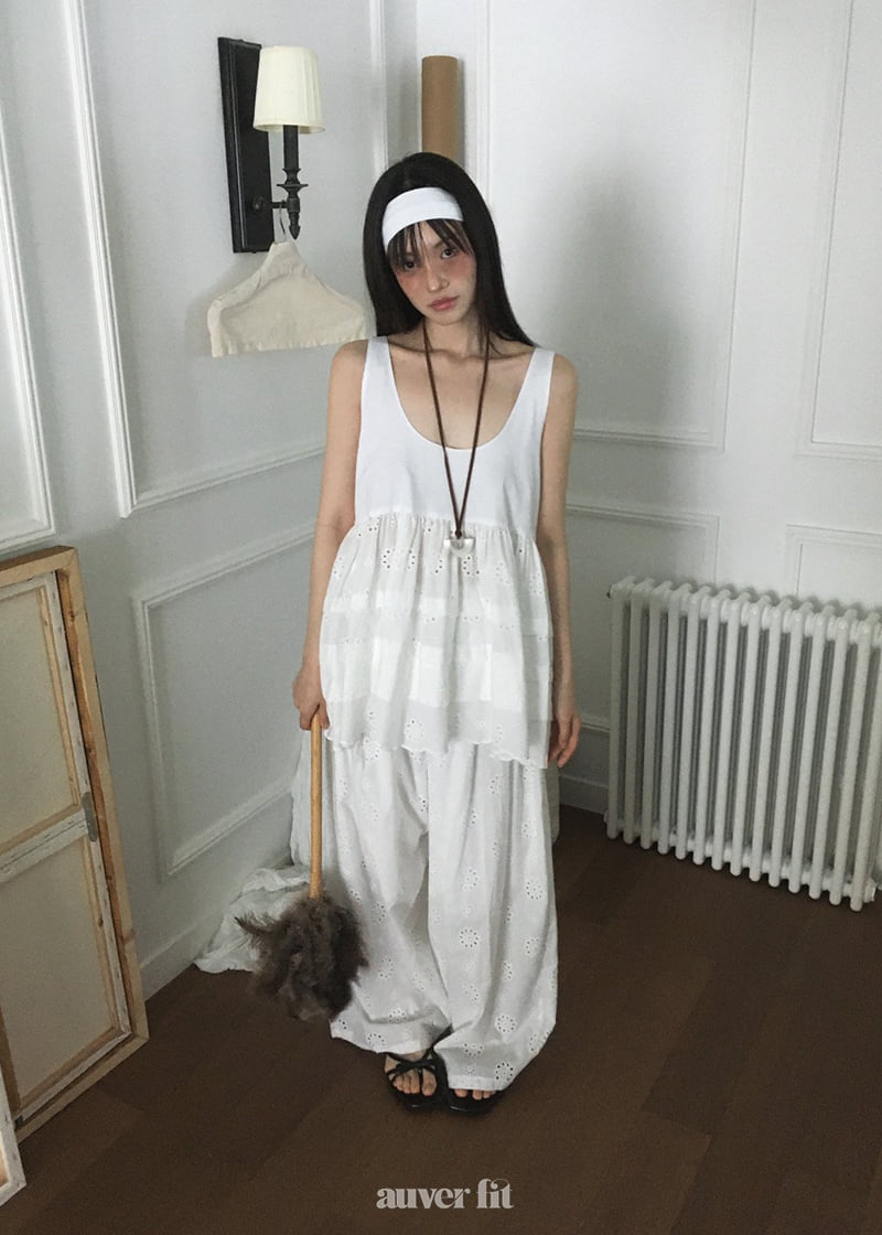 Auver_Fit - Korean Women Fashion - #womensfashion - Wide Punching Pants - 7