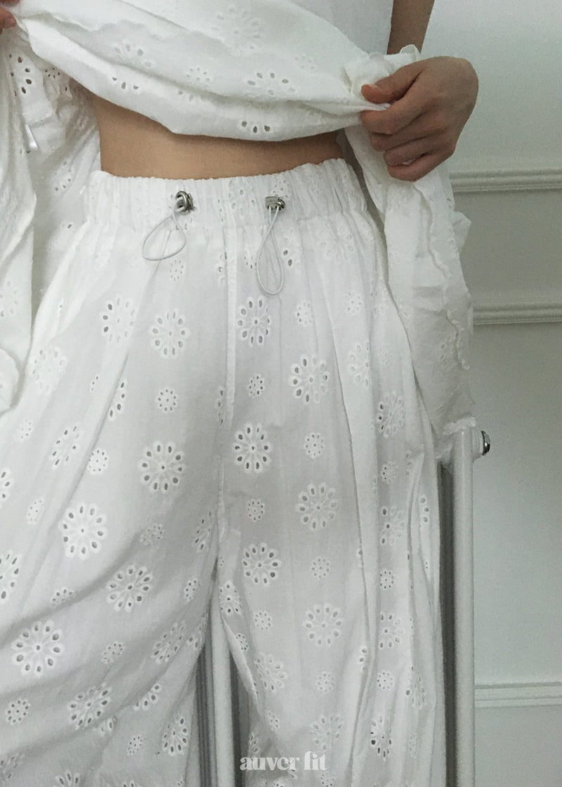 Auver_Fit - Korean Women Fashion - #womensfashion - Wide Punching Pants - 9