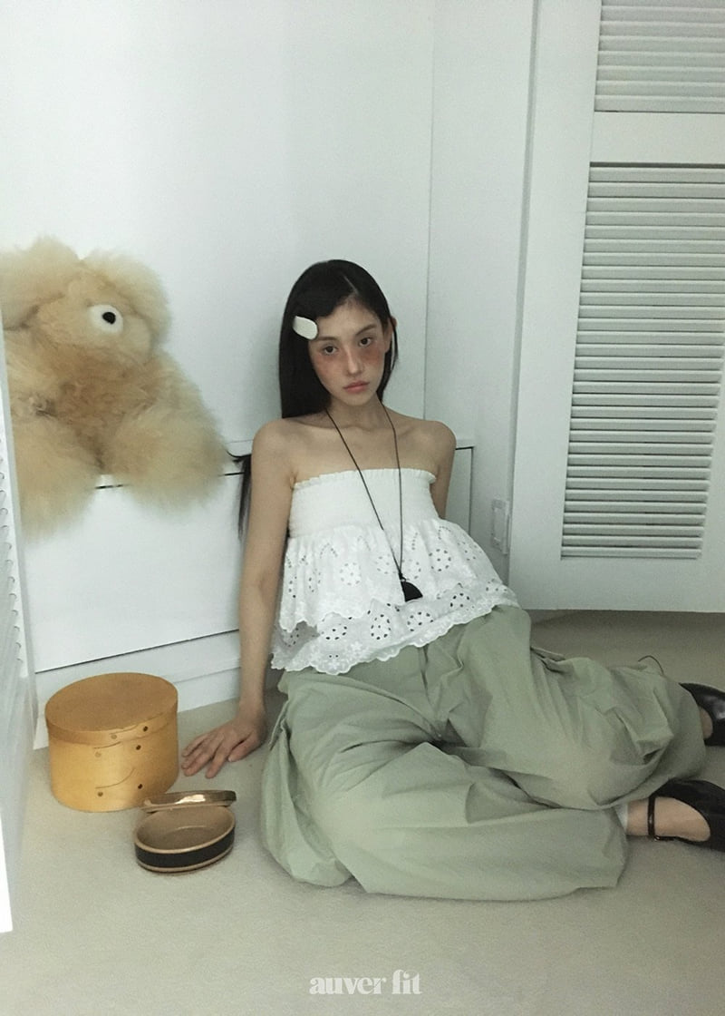 Auver_Fit - Korean Women Fashion - #womensfashion - Smocked Punching Top
