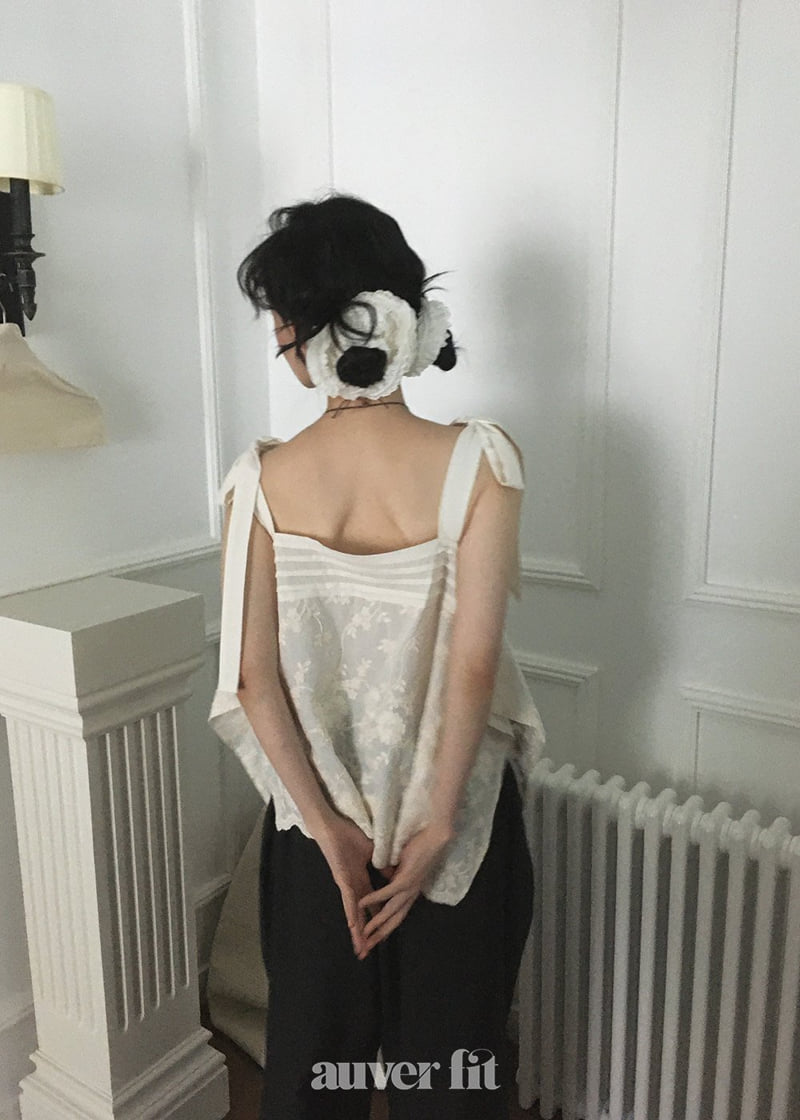 Auver_Fit - Korean Women Fashion - #womensfashion - Embroidered Poncho Sleeveless - 12